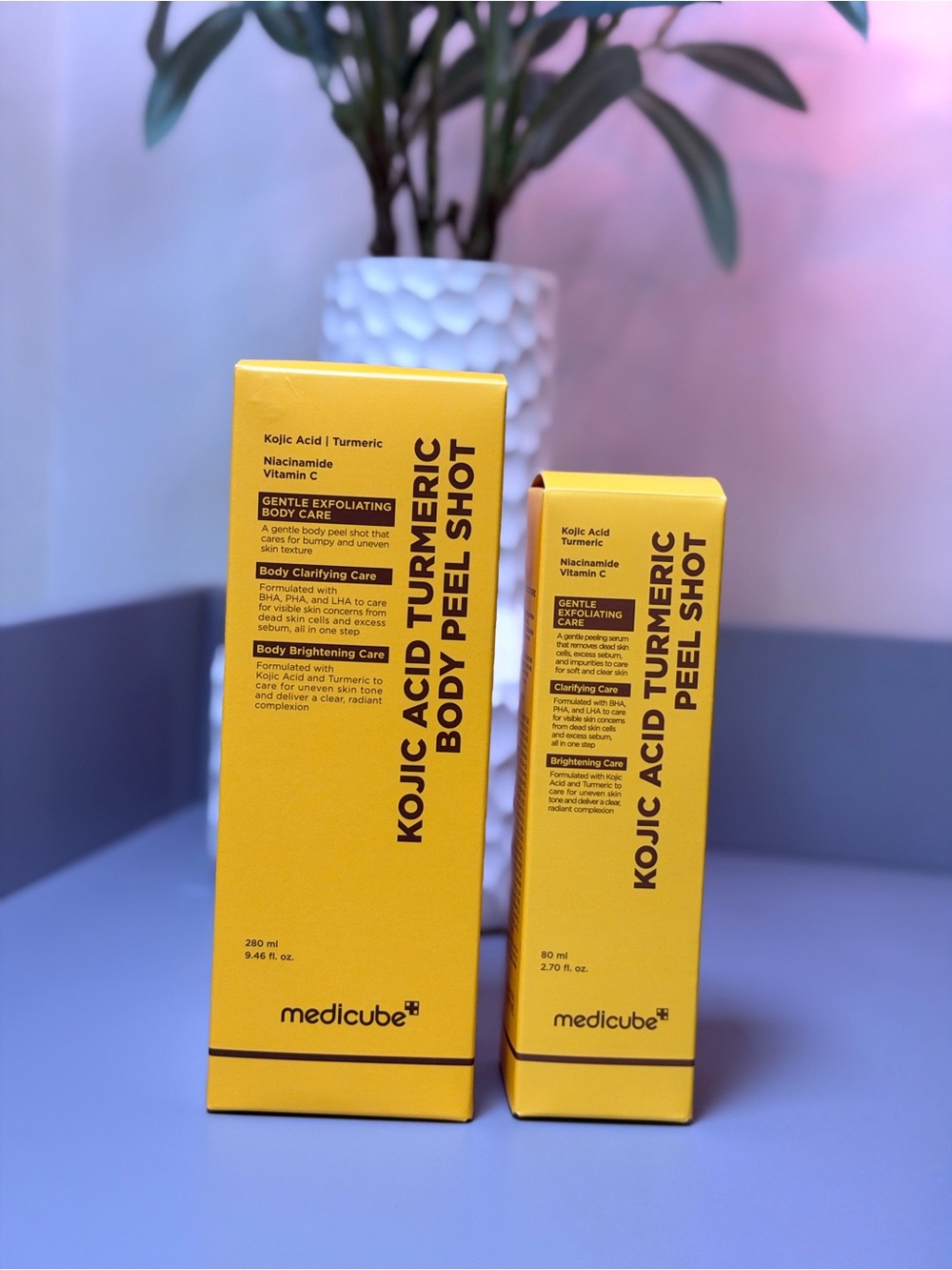 Medicube Kojic Acid Turmeric Body Peel Shot - Yellow